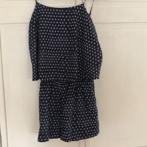 Navy Aqua Bloomingdales Romper